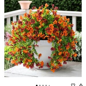Vibrant Orange and Red Floral Arrangement